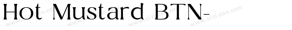Hot Mustard BTN字体转换